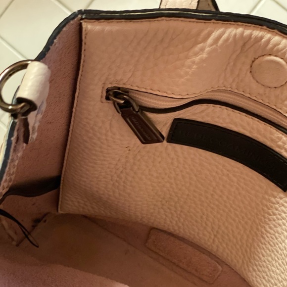 Cream Light Pink Rebecca Minkoff Mini Tote - Picture 4 of 6